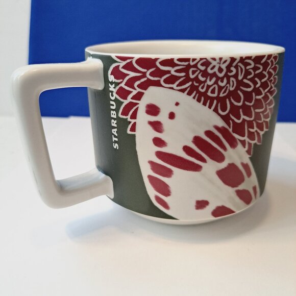 Starbucks Fall Flora Limited Floral Butterfly 12oz Coffee Cup Mug - Picture 3 of 13